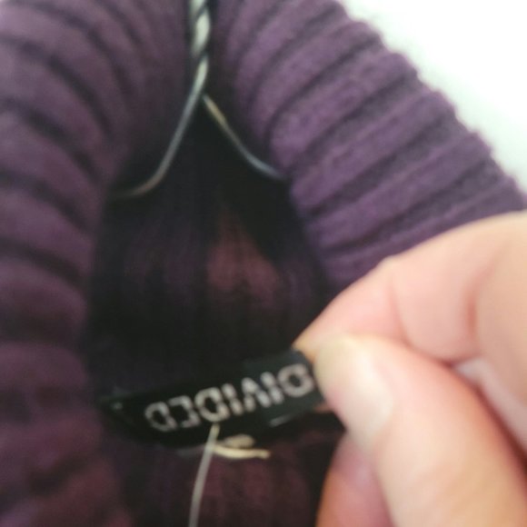 Divided Lambswool/Angora Blend Turtleneck Sweater - Picture 5 of 9